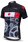 Radtrikot für Herren, USA, kurzärmelig, S-3XL, durchgehender Reißverschluss, reflektierend, 3 Taschen, Kanada, XL