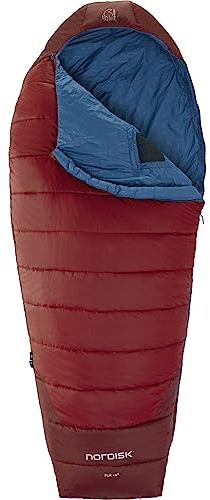 Nordisk Puk +4 Egg Schlafsack L rot/blau