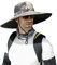 Leotruny Sombrero de ala ancha para hombre, UPF50+, impermeable, transpirable, para pesca, senderismo, camping, C07-khaki Ink, talla única
