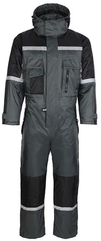 Fort - Orwell Coverall - Green - XL - Waterproof - Comfortable & Durable - Hardwearing Fabric - Adjustable Hem - Feature Large Pockets - Adult Rain Suit - Ideal for Work