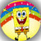 Premium Esspapier Oblate Tortenbild, Essbares Foto für Torten, Tortenaufleger Ø 20cm Spongebob T1