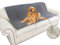 Kritter Planet Hundedecke Wasserdicht, Liebesdecke Sex Decke Wasserdicht, Waschbar Kuscheldecke Sofaschutz Tagesdecke für Sofa Autositz Couch Bett, L 120x150cm Große Decke, Grau/Tuape