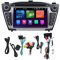Aramox Car Stereo Navigation, 7in 2DIN Multimedia DVD CD Player Radio GPS Navigation Quad para Android 11 Reemplazo para IX35 2009-2013