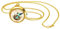 JewelryWe Taschenuhr Damen Niedlich Vogel Vogelnest Vogeleier Drehbar Gehäuse Kettenuhr Analog Quarz Uhr mit Halskette Kette Pocket Watch Gold