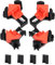 Mardatt 4Pcs 90 Degree Corner Clamps, Adjustable 5-22mm Right Angle Clamps Spring Loaded Woodworking Clamp T-Joints Single Handle for Cabinets Wood Boxes Drawers Photo Frames