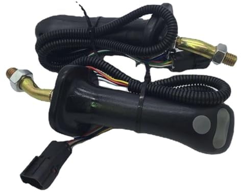 Keenso Klebeknopfgriff, 2 Stück Bagger-Joystick-Griffe, Ergonomischer Griff, Präziser Steuerknopfgriff, Bagger-Joystick-Kit für KOAVX DX225