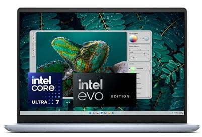 Dell Inspiron 14 Plus 7440 Laptop 14 Inch 16:10 2.8K Display, Intel Core Ultra 7, 32GB RAM, 1TB SSD, Intel Arc Graphics, Windows 11 Home, Fingerprint Reader, Backlight - German, Ice Blue