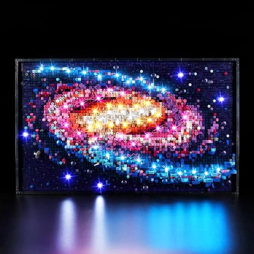 Kyglaring LED Beleuchtungsset für Lego 31212 - Kompatibel mit lego-31212 Die Milchstraße Galaxie Bauklötze Modell Set - Nur LEDs kein Brick Set (Classic Version)