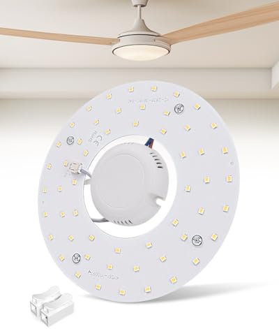 TobeBright 16W Módulo LED Reemplazo Redondo Luz Natural 4000K con Imán para Neno Fuente de luz de Techo Redonda Adecuada para Marco de Techo de Hierro 220V