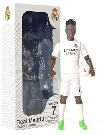 Sockers Banbo Toys - Action Figur Real Madrid CF Vinicius Junior, 20,3 cm