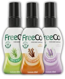Freeco Anti-Odeur WC (Before You Go) - Spray aux Huiles Essentielles Naturelles. Idéal pour Maison, Bureau, Resto et Voyage. Pack mix 3x60ml: 1 Parfum Agrumes + 1 Lavande + 1 Épice