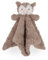 Apricot Lamb Eule Weiche Sicherheitsdecke Schmusetuch für Babys, Plüsch Schnuffeltuch, Beruhigungstuch für Baby Jungen und Mädchen, 35x35cm