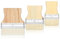 3 PCS Large Paint Brush, Wide Flat Stain Brushes 3/4/5 Inch Paintbrushes Soft Art Brushes Paint Brush Comb for Acrylic Painting Artist Canvas Painting Walls Deck