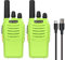 Retevis H777 Funkgerät, Aufladbar Walkie Talkie, Tragbar Funkgeräte für Erwachsene, EIN-Tasten Alarm, Einfach zu Bedienen, wiederaufladbarem Akku, für Spiele Outdoor Camping Wandern(1 Paar)