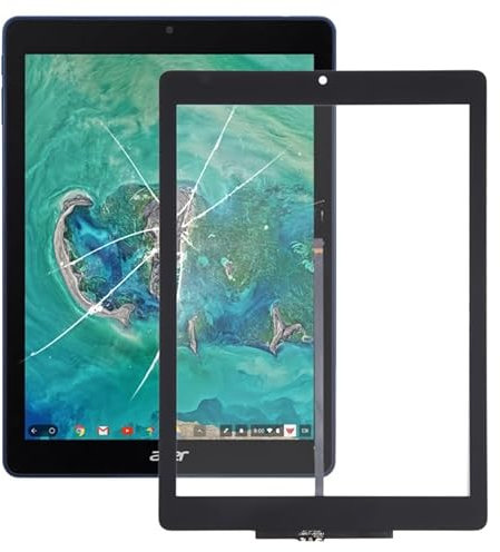 KXPASUKOJX Panel táctil para Acer Chromebook Tab 10 D651N-K9WT (Negro)