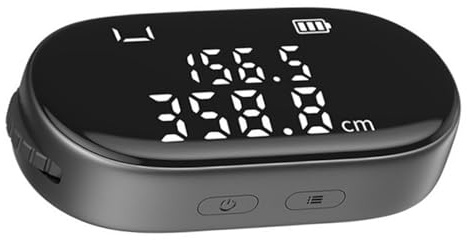 Telituny Ruban Numérique à Mesure, Mesure au 100m, Outil de Mesure électronique avec Haute Précision, Compteur de Distance Rechargeable pour la Maison, la Construction, le Travail du Bois