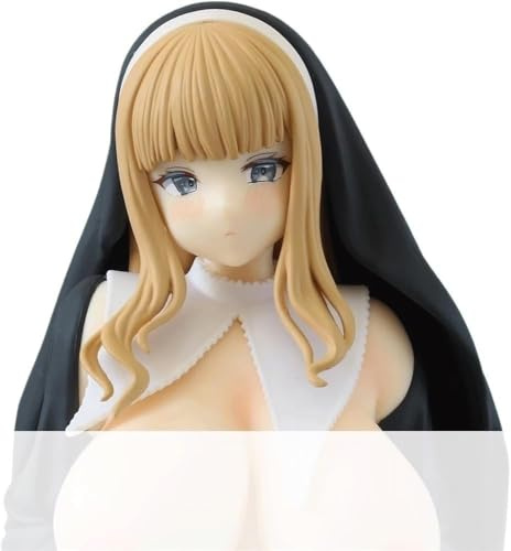 TYdfhSHR Fat Nun Figur Anime Girl Figur Waifu Figur TYdfhSHRi Figur Anime Statue Sammlerstück Modell bemalte Figur Modell Puppe Geschenk 26 cm