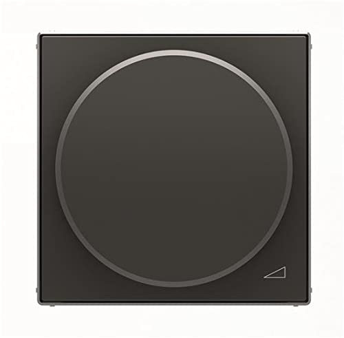 Niessen 8560.2 TECLA REGULADOR Giratorio LED (Universal) NS, Negro