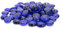 Royal Imports Transparente Flache Murmeln, Kiesel der Vase ellenos für die Hochzeit 5 LB Beutel Blau