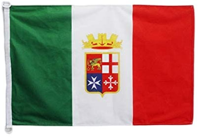 AZ FLAG Italian Navy Nautical Flag 18'' x 12'', Italy Military flags 30 x 45 cm, Banner 12x18 in for boat
