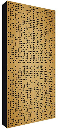 Addictive Sound Akustikpaneele Holz - Akustik Diffusor - Akustikplatten und Schallabsorber - Acoustic Panel Absorber - Akustikpaneel 120x60x11,5cm - Akustikelemente Schall Absorbierer - Light Brown