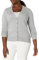 Amazon Essentials Jersey Ligero con Cuello de Pico (Disponible en Tallas Grandes) Mujer, Gris Claro Mezcla, XL