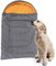 TEEPAO Großer Schlafsack für Hunde, Wasserdichte Pet Outdoor Bett Weiche Zwinger Matte mit Tragbaren Aufbewahrungstasche für Reise Camping Wandern, Verschleißfest - 115 x 74cm
