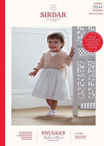 Sirdar Snuggly Baby Cashmere Merino DK Knitting Pattern Booklet - 5240 Cardigans