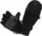 Claus Modes Fleece Handschuhe mit Thinsulate und Klappe Strickbund, Farben:schwarz, Handschuhgröße:Herren