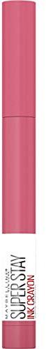 Maybelline New York - Pintalabios SuperStay Ink Crayón tono 90 Keep It Fun, rosa