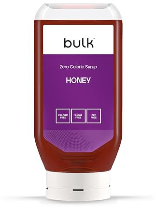 Bulk Sirop Zèro Calorie, Sans sucre, Sans Sucre, Miel, 400 ml