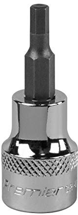 Sealey 4mm 3/8Sq Drive Hex Socket Bit - SBH007