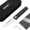 BÖKER PLUS® Kwaiken Compact - kugelgelagertes Flipper Messer mit Kohlefaser & Titan Griff in Geschenkbox - Titan Frame Lock mit scharfer D2 Klinge
