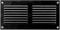 8 x 4 Inch / 200 x 100 mm Black Air Vent Cover - Steel Return Air Grilles - for Ceiling and Sidewall - HVAC - with Insect Protection Screen (7.87 x 3.93 inch, Black)