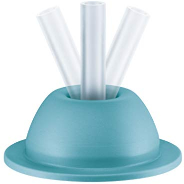 NUK 10255563 Flexi Cup Ersatztrinkhalmhalter, BPA frei, Türkis, 20 g