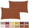 P'tit Basile - Kissenbezug 35x40 cm - 2er Pack Baby Kopkissenbezüge Für Babywiege - Rostfarben Rot - 100% Bio-Baumwolle 57 Fäden/cm² ohne schädliche Substanz - Für Kinder Bett 60x120 70x140 cm