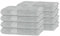 BANANALU 8er Set Handtücher 100% Baumwolle 50x100 Qualität 450g/m2, Hell Grau, Dawn Blue 13-4303