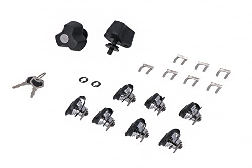 TRAX Lock Set with Anti-Theft Protection PRO 9 Matching Locks, 2 Keys. Anti-Theft Protection.