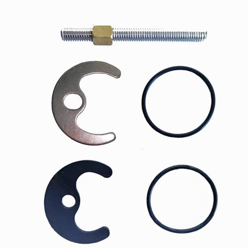 YAKRIOES Basin Tap Fixing Set Mounting Kit 1 Hole Bracket Bolt Sink Kitchen Bath (1-Holes)