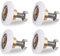 MINISOISO Rodillos Para Puerta De Ducha, 4 Ruedas Para Puerta De Ducha De 25 mm De Diámetro, Corredores De Poleas Para Puertas Correderas Con Tornillo Para Puerta Corredera De Cristal Baño