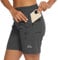 donhobo Women's Activewear Shorts, Ladies Walking Hiking Summer Cargo Shorts Trousers Lightweight Quick Dry Outdoor Casual Stretch Shorts Trousers Grey S