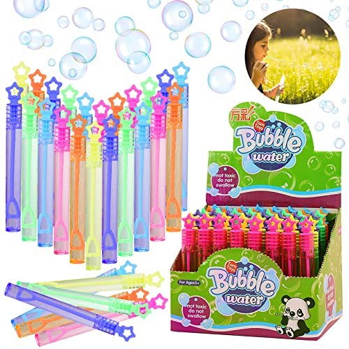 48 Stück Seifenblasen Kinder, Seifenblasen Spielzeug, Mini Seifenblasen Set, Hochzeit Spielzeug Bubble Geschenke für Kindergeburtstag Hochzeit Party Valentinstag Gastgeschenk (B)