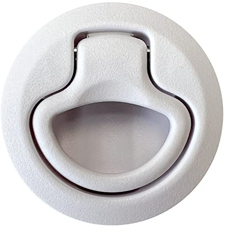Haasweller Profi Pull Lock Möbelschloss wie Push Lock weiß Schloss für Wohnmobil Camper Ausbau Druckschloss 62mm 2-21mm Materialstärke