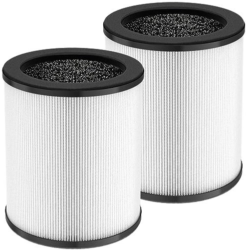 Filtro di ricambio KJ80, filtro HEPA 3 in 1 KJ80 H13 Filtro di ricambio per purificatore d'aria ad alta efficienza per KJ80, non per purificatore d'aria modello KJ150, confezione da 2