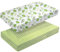 2 - Pack Spannbettlaken 120 x 60cm | Bettwäsche für Kinderbett | Atmungsaktive Baumwolllaken für Standard-Krippen- und Kleinkind-Matratzen Voll elastischer Rock Atmungsaktiv Pflegeleicht