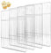 APACALI Cooling Rack Set of 4, 39x28x1.5cm Stainless Steel Wire Rack for Roasting, Cooling, Baking, Wire Cooling Rack Large for Cake, Cookie, Pizza, Meat, Toaster Oven and Dishwasher Safe, Silver
