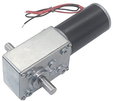 Getriebemotor mit hohem Drehmoment 5840-31ZY Doppelachsen-Turbinenschneckenmotor, kleiner Gleichstrommotor mit niedriger Drehzahl, elektrischer Grill-Werbetafelmotor ( Color : 12v , Size : 80RPM )