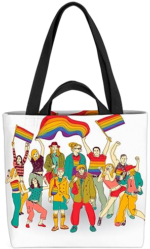 VOID LGBTQ Familie Tasche 33x33x14cm,15l Einkaufs-Beutel Shopper Einkaufs-Tasche Bag