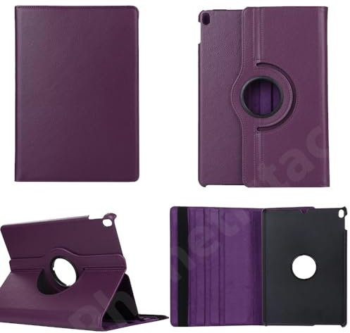 Gocob Smart Hülle für iPad Mini 5 / Mini 4 (7,9 Zoll) mit Auto Sleep/Wake, 360° drehbarer Ständer, PU-Leder, stoßfest (Lila)