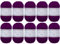 Utopia Crafts JOY Uni Strick- und Häkelgarn, Weich, Pflegeleicht, 100% Polyacryl, 10x 50 g Knäuel, 150m (Amaranth)
